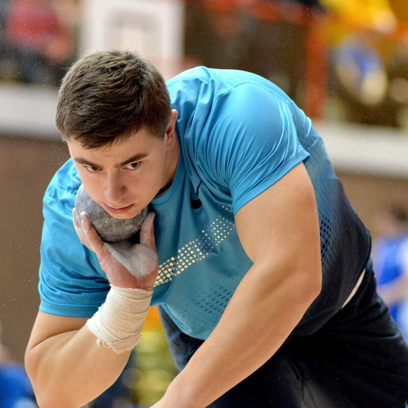 Kugelstoß-Gala in Gammertingen Januar 2014