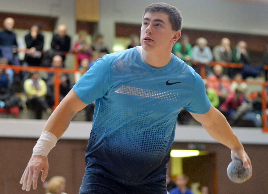 Kugelstoß-Gala in Gammertingen Januar 2014