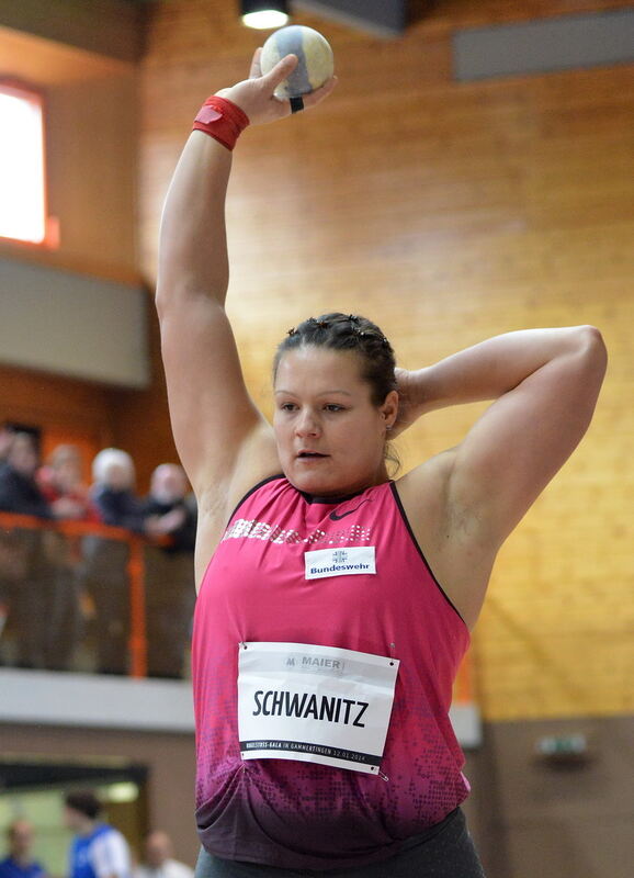 Kugelstoß-Gala in Gammertingen Januar 2014