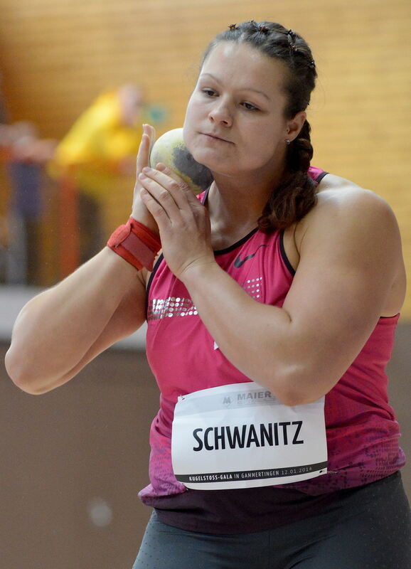 Kugelstoß-Gala in Gammertingen Januar 2014