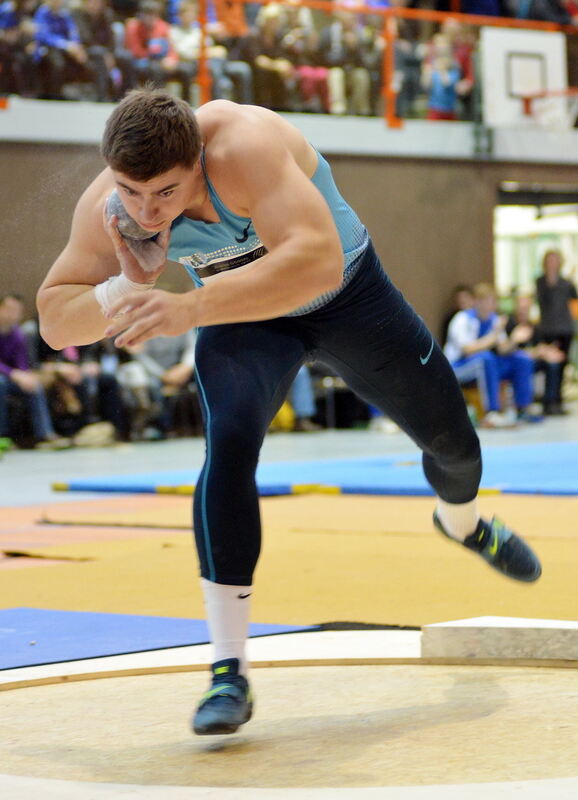 Kugelstoß-Gala in Gammertingen Januar 2014