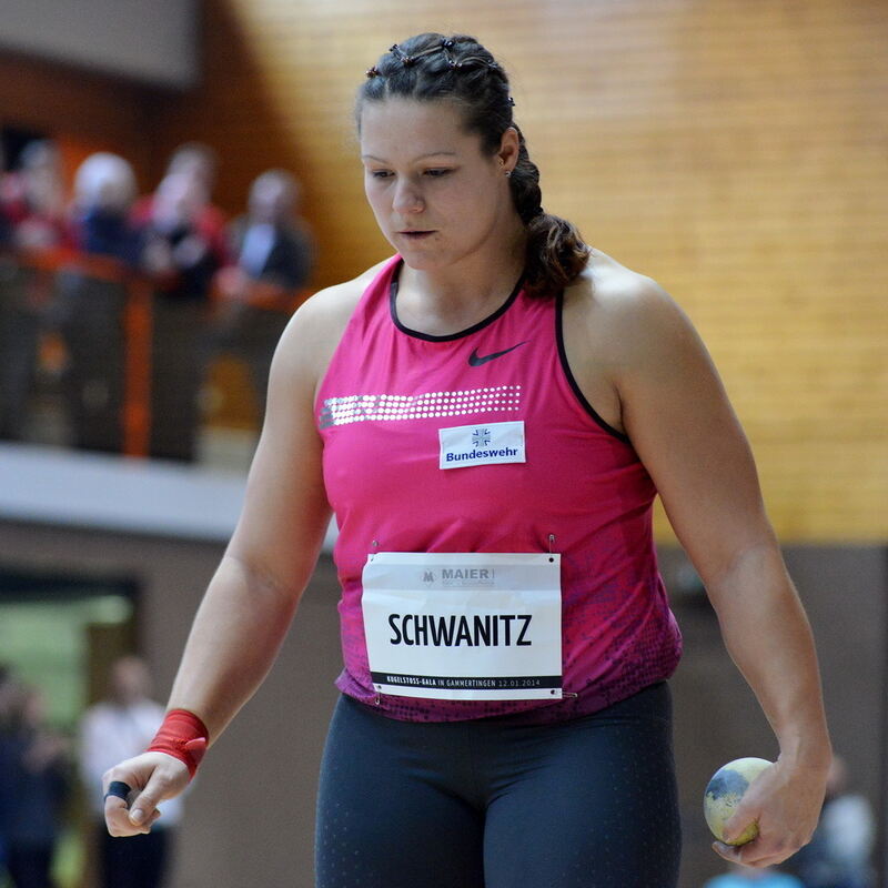 Kugelstoß-Gala in Gammertingen Januar 2014