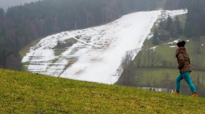 Naturschützer sehen den zunehmenden Kunstschnee-Einsatz in den Alpen kritisch. Foto: Marc Müller