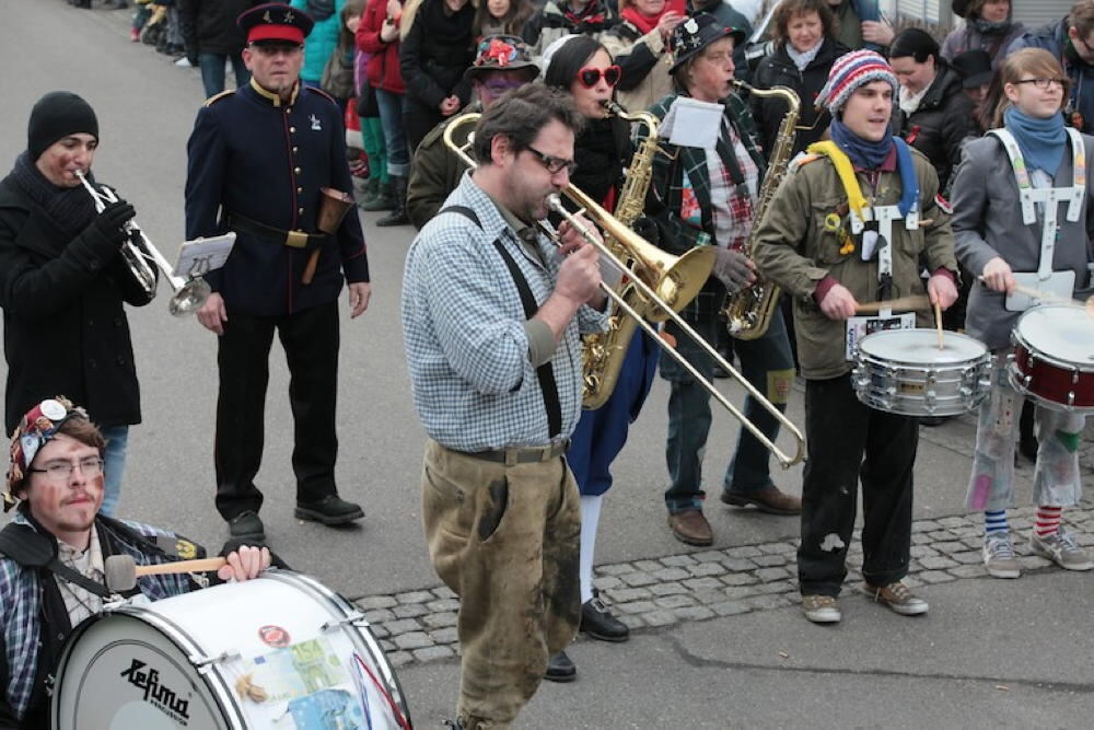 Jubiläumsumzug der Gomaringer Käsperle 2014