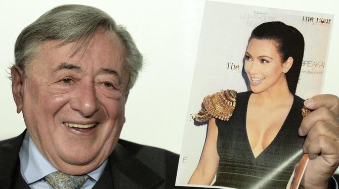 Richard Lugner bittet Kim Kardashian zum Opernball. Foto: Herbert Neubauer