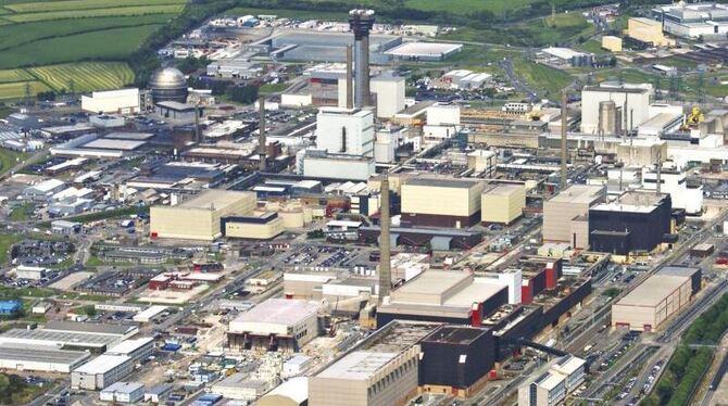 Zu hohe Strahlung im englischen Atomkraftwerk Sellafield hat Besorgnis ausgelöst. Foto: Sellafield Ltd/Archiv