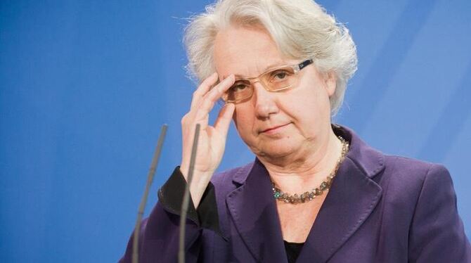 Annette Schavan. Foto: Michael Kappeler