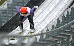 Skispringerin Carina Vogt. FOTO: DPA