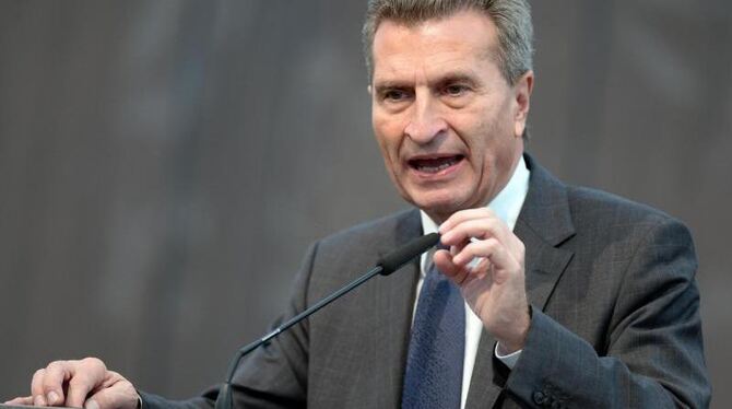 EU-Energiekommissar Günther Oettinger.