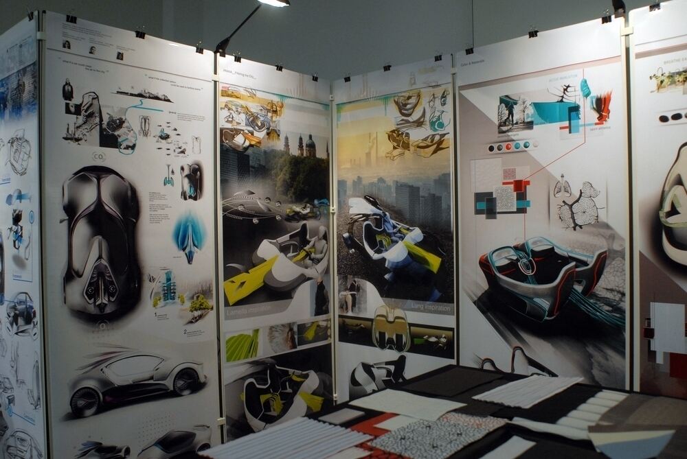 Abschlussarbeiten des Studiengangs Transportation Interior Design 2014