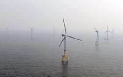 Die Windräder eines Offshore-Windparks in der Nordsee. Foto: Ingo Wagner