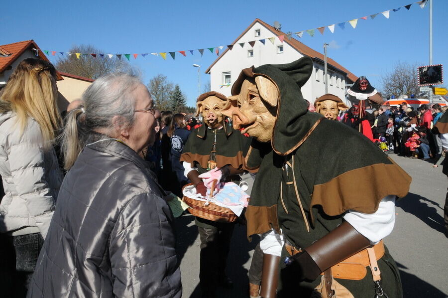 Narrenumzug in Oberstetten 23. Februar 2014