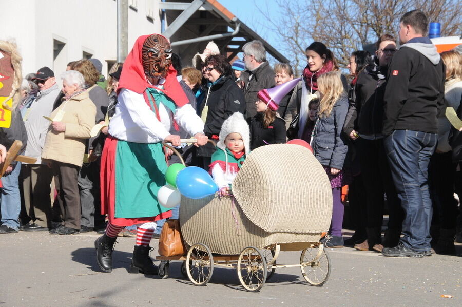 Narrenumzug in Oberstetten 23. Februar 2014