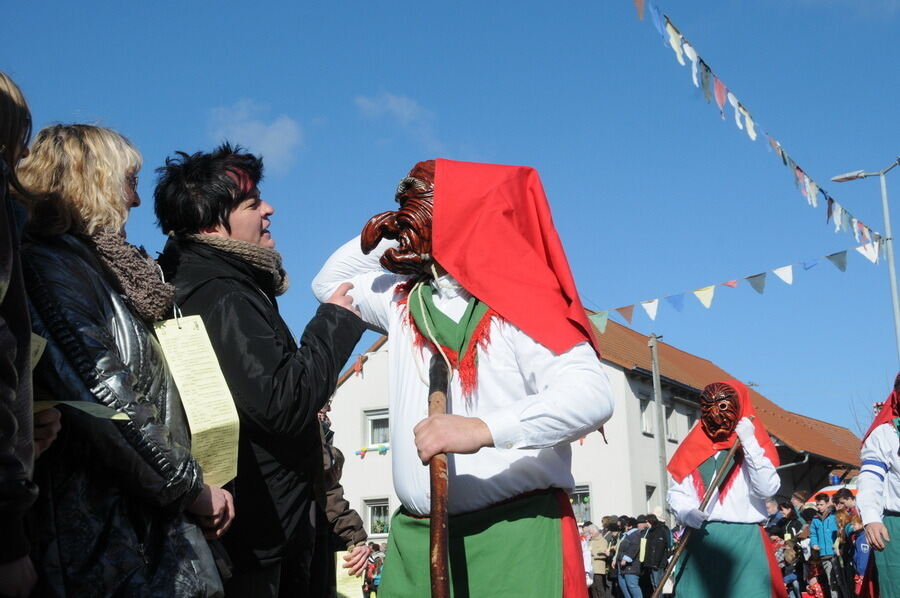 Narrenumzug in Oberstetten 23. Februar 2014