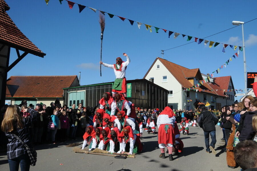 Narrenumzug in Oberstetten 23. Februar 2014