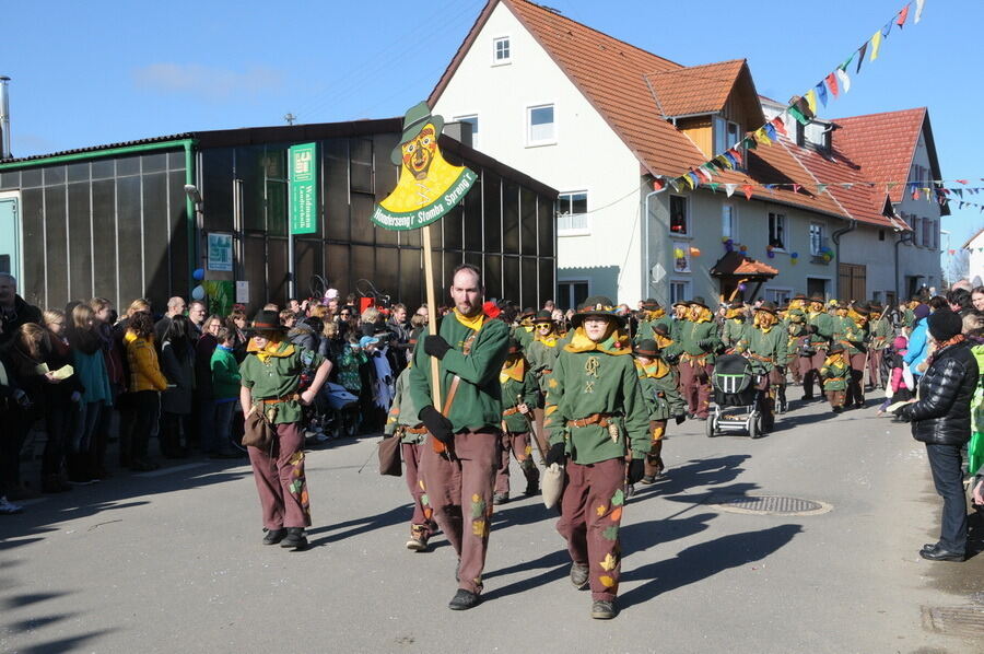 Narrenumzug in Oberstetten 23. Februar 2014