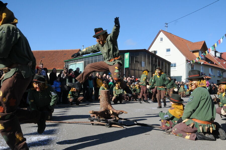 Narrenumzug in Oberstetten 23. Februar 2014