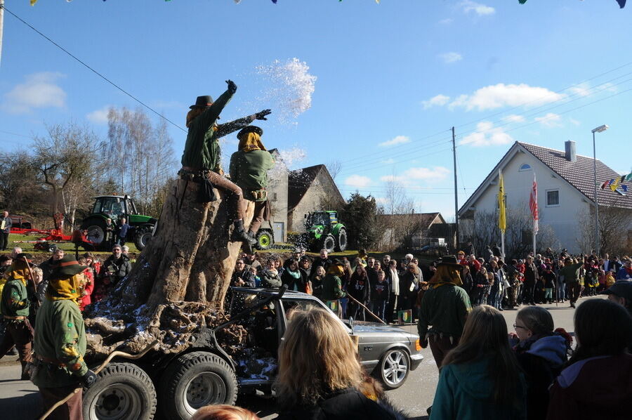 Narrenumzug in Oberstetten 23. Februar 2014