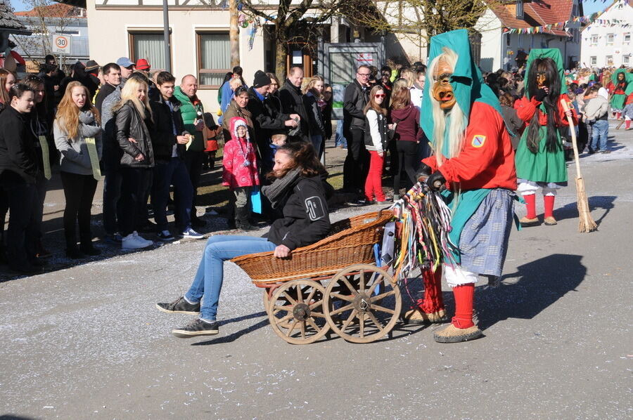 Narrenumzug in Oberstetten 23. Februar 2014