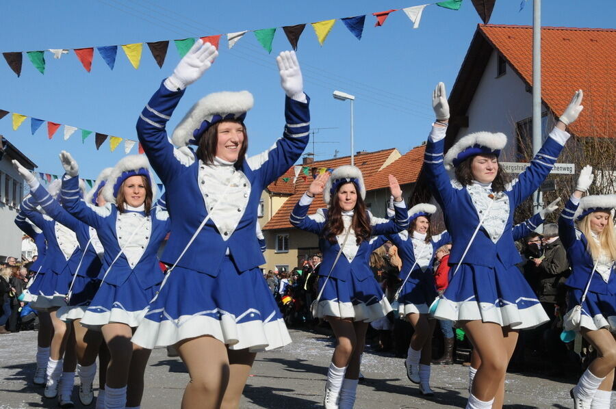 Narrenumzug in Oberstetten 23. Februar 2014