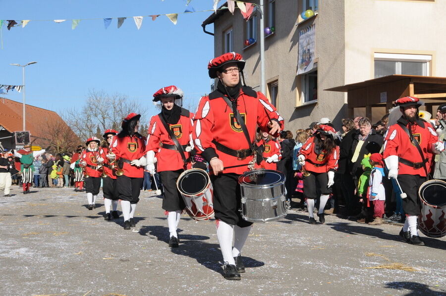 Narrenumzug in Oberstetten 23. Februar 2014