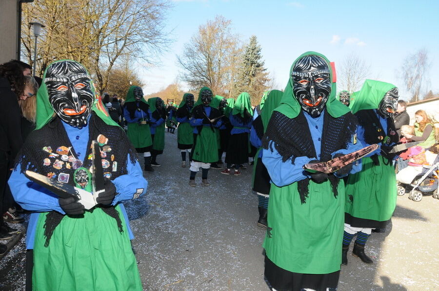 Narrenumzug in Oberstetten 23. Februar 2014
