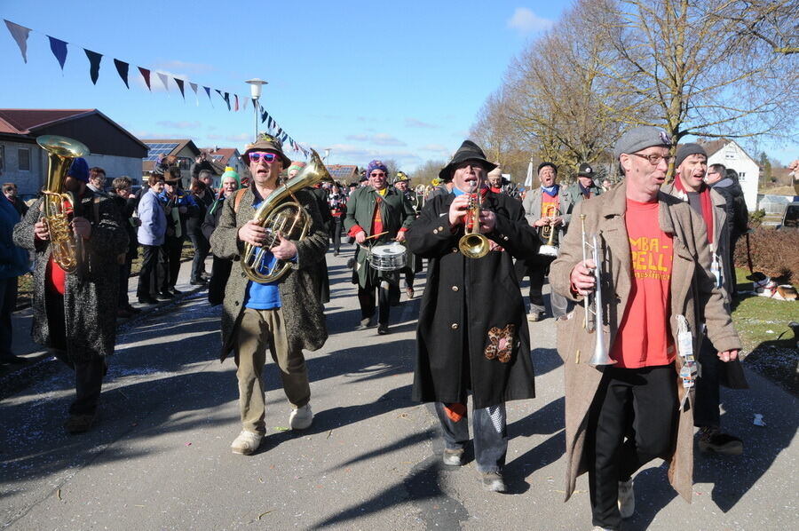 Narrenumzug in Oberstetten 23. Februar 2014