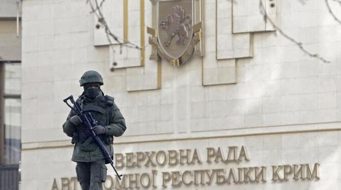 Die Lage auf der Krim bleibt angespannt. Foto: Maxim Shipenkov