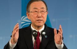 Ban Ki Moon hat jede Einmischung von außen in die ukrainische Krise zurückgewiesen. Foto: Maurizio Gambarini