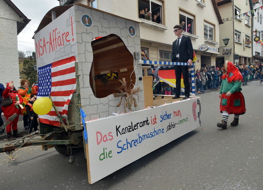 Fasnetsumzug Trochtelfingen Rosenmontag 2014