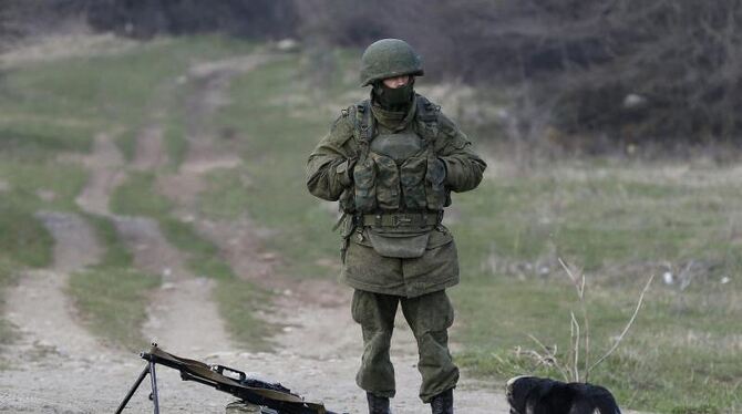 Die selbst ernannte Führung der Halbinsel Krim hält unbeirrt an ihrem Moskau-Kurs fest. Foto: Yuri Kochetkov