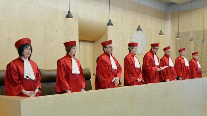 Streitthema ESM: Das Bundesverfassungsgericht entscheidet über mehrere Klagen gegen den Euro-Rettungsschirm. Foto: Uli Deck
