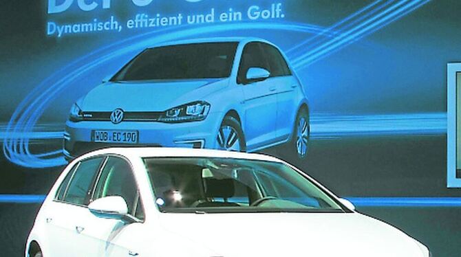 Im 40. Jahr des VW Golf kommt er nun mit einem Elektroantrieb auf den Markt. GEA-FOTOS: ZENKE