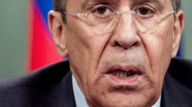 Russlands Außenminister Sergej Lawrow nennt Appelle nach einer »Herausgabe« der Krim »absolut aussichtslos«. Foto: Bernd von