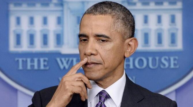 US-Präsident Barack Obama zweifelt an einem schnellen Frieden in der Ukraine. Foto: Michael Reynolds