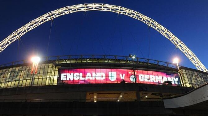 Das Wembley-Stadion in London ist der Konkurrent der Münchner Arena bei der Vergabe des Endspiels der EM 2020. Foto: Andreas