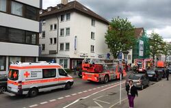Die Feuerwehr hatte den Brand in der Kaiserstraße schnell unter Kontrolle.