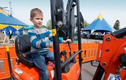 Auf der Handwerks-Messe war auch für die kleinen Besucher Spannendes geboten. FOTO: TRINKHAUS