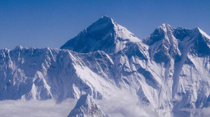 Der Mount Everest.