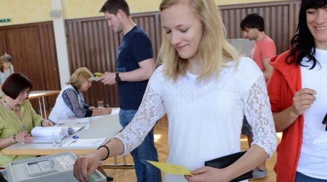 Im Landkreis Reutlingen durften etwa 6000 Jugendliche zwischen 16 und 18 Jahren zum ersten Mal wählen.