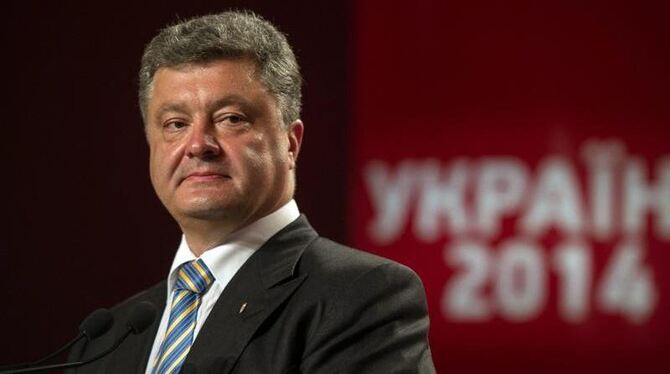 Der Milliardär Petro Poroschenko ist als Sieger aus der Ukraine-Wahl hervorgegangen. Foto: Alexey Furman