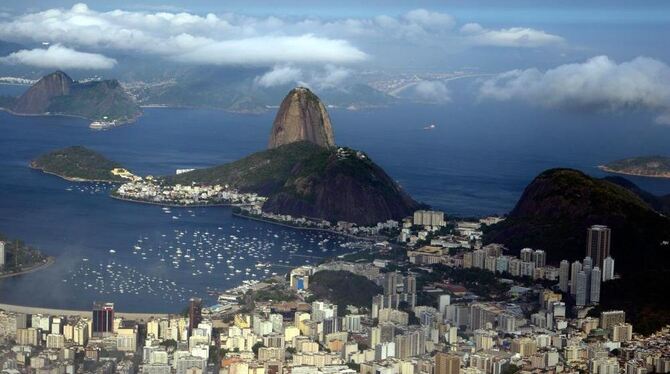 Rio de Janeiro, die Zehn-Millionen-Metropole an der Guanabara-Bucht. FOTO: WITTERS