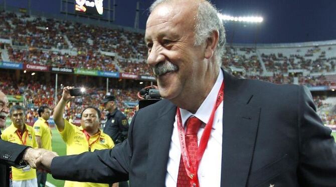 Vicente del Bosque verzichtet bei der WM auf Mittelfeldspieler Jesús Navas. Foto: José Manuel Vidal