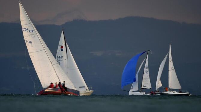 Segelboote auf dem Bodensee. Segelboote auf dem Bodensee.