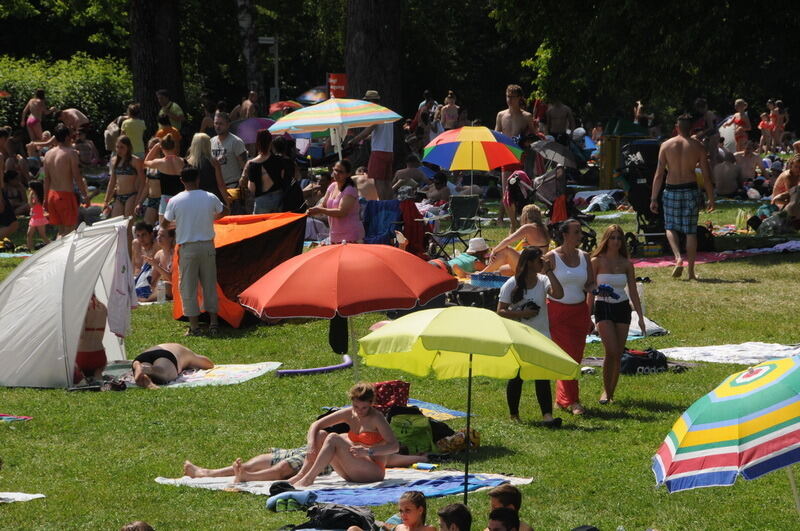 Freibad Reutlingen Pfingsten 2014