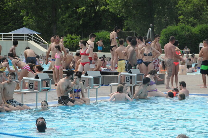 Freibad Reutlingen Pfingsten 2014