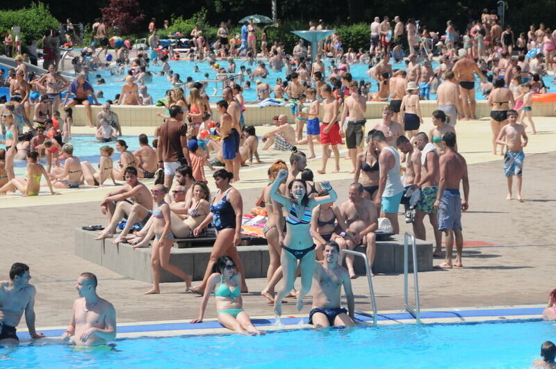 Freibad Reutlingen Pfingsten 2014