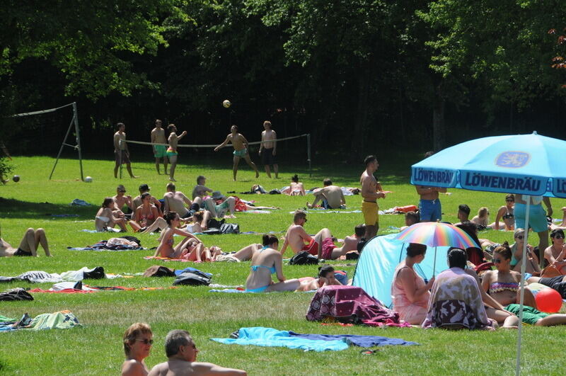 Freibad Reutlingen Pfingsten 2014