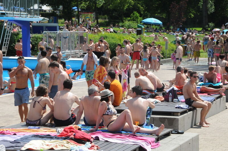 Freibad Reutlingen Pfingsten 2014