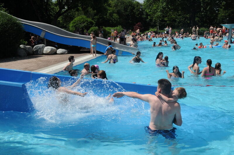 Freibad Reutlingen Pfingsten 2014